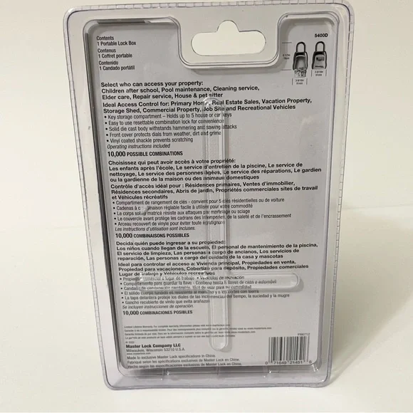 Master Lock Portable Lock Box - Picture 4 of 13